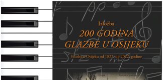 Plakat Izložba "200 godina glazbe u Osijeku"
