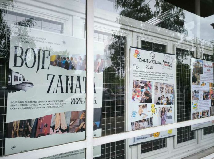 Izlozba plakata i rodova ucenika Obrtnicke skole Osijek