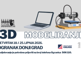 Radionice “Osnove 3D modeliranja”