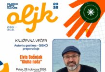 Književna večer s Elvisom Bošnjakom “Autori u gostima – GISKO preporučuje