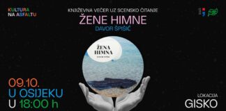 Književna večer s Davorom Špišićem “Žene himne”